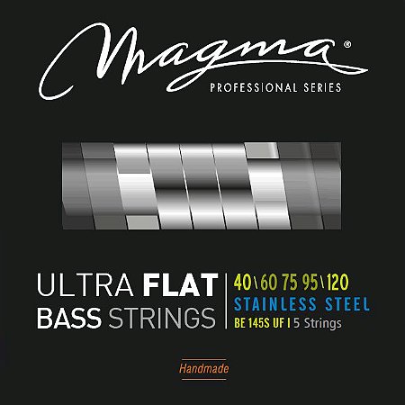 Encordoamento Magma Ultra Flat Baixo 5 Cordas 40-120, Aço