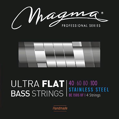 Encordoamento Magma Ultra Flat Baixo 4 Cordas 40-100, Aço