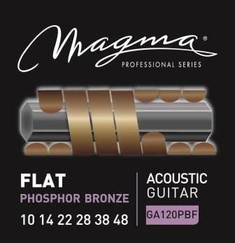 Encordoamento Magma Flat Violão Aço 10-48, Phosphor Bronze