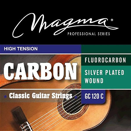 Encordoamento Magma GC120C Violão Nylon Tensão Alta, Carbono