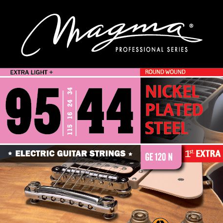 Encordoamento Magma GE120N Guitarra 0,95-44 Níquel