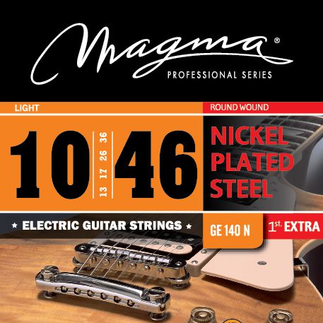 Encordoamento Magma GE140N Guitarra 10-46 Níquel
