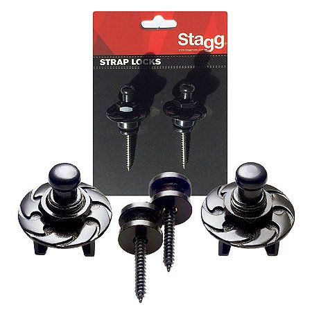 Straplock Stagg - SSL1 BK (Preto)
