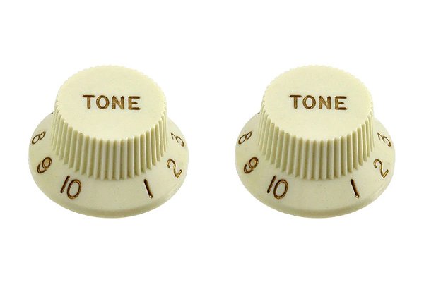 Knob Tone Plástico para Stratocaster Mint Green (Duas Unidades)