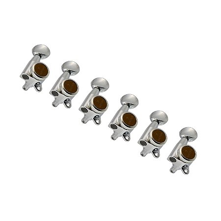 Tarraxa Gotoh 6 em Linha SG381-MGT Cromada com Trava (6 Unidades)