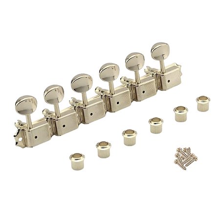 Tarraxa Gotoh 6 em Linha Vintage Níquel (6 Unidades)