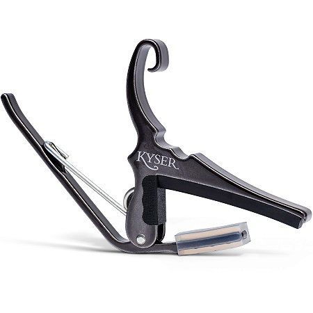 EM BREVE: Capotraste Kyser Quick-Change P/ Violão Aço KG6BCA Black Chrome