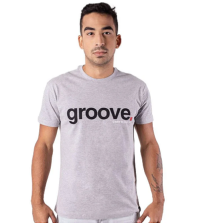 Camiseta Groove Cinza Mescla - M