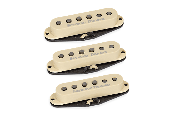 Captador Seymour Duncan (Trio) Scooped Strat Set, Alnico 5, Creme