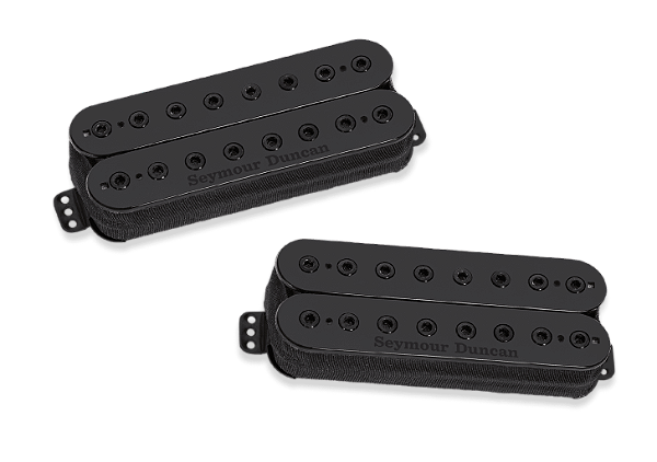 Captador Seymour Duncan (Par) Holcomb SS 8 Cordas Preto