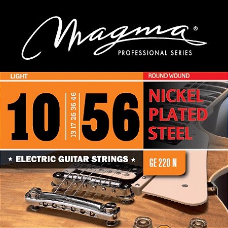 EM BREVE: Encordoamento Magma GE210N Guitarra 7 Cordas 10-56 Níquel