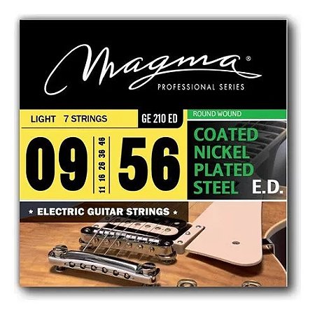 Encordoamento Magma ED Revestida Guitarra 7 Cordas 9-56 CL