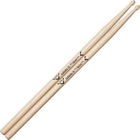 Baqueta Vater Classics 7A Wood Tip Hickory Drumsticks