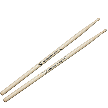 Baqueta Vater Classics 8D Jazz Wood Tip Hickory Drumsticks