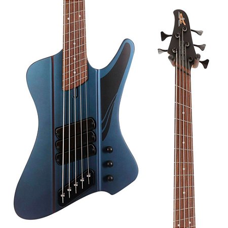 Contrabaixo Dingwall D-Roc Standard 5-Cordas - Matte Blue-to-Purple Colorshift
