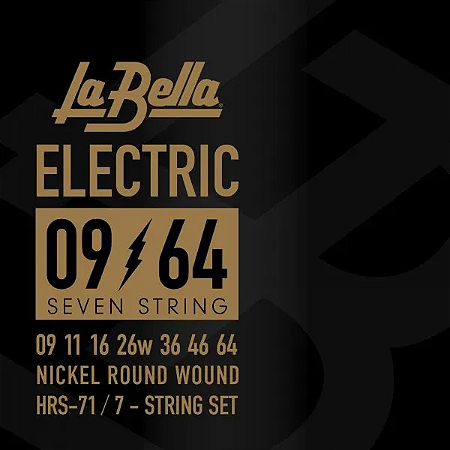 Encordoamento La Bella Guitarra 7 Cordas Nickel 009-064