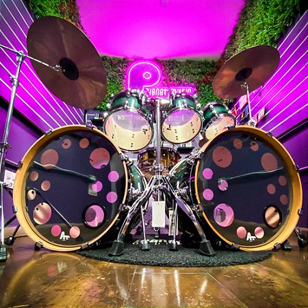 Sob Consulta: Bateria Tama Starclassic Performer Molten Steel Burst -  Dois Bumbos (Configuração Exclusiva) Shell Pack