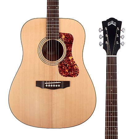 Violão Guild D-140 All-Solid Acústico Aço Natural, Bag - OUTLET