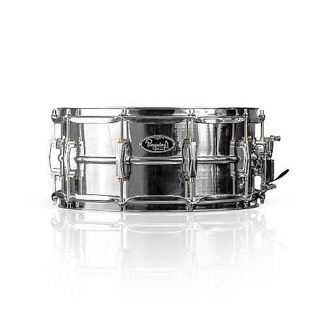 EM BREVE: Caixa Pinguim Ice 14x6,5 em Alumínio Cromado, Abafador Interno, Aro Power Hoop 2,3mm