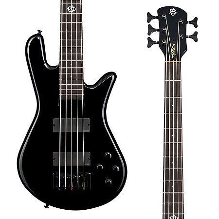 Baixo Spector NS Ethos 5 - Solid Black Gloss