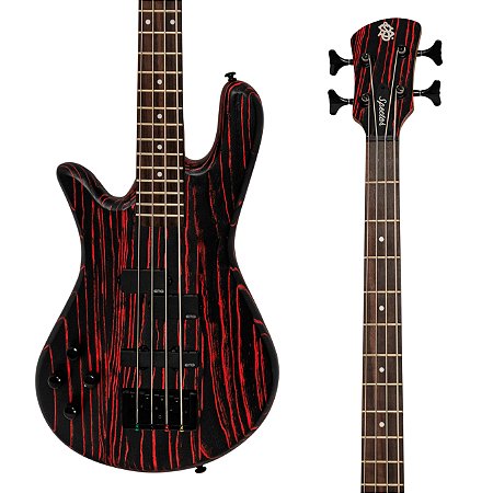 Baixo Spector NS Pulse 4 Cordas Cinder Red Left Handed (Canhoto)