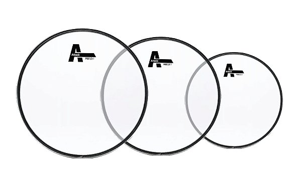 Kit Attack Proflex1 Clear – 10", 12" e 14" – Filme Simples Transparente