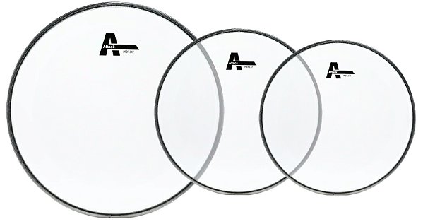 Kit Attack Proflex2 Clear – 12", 13" e 16" – Filme Duplo Transparente