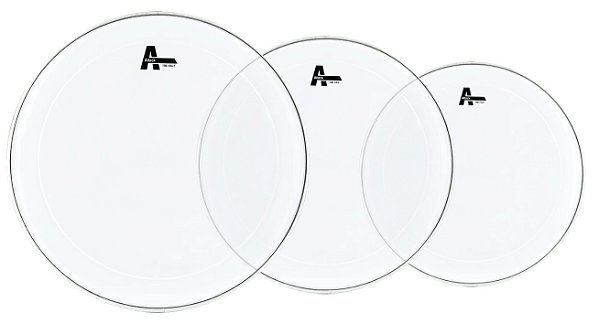 Kit Attack Tone Ridge2 Clear – 10", 12" e 14" – Filme Duplo Clear