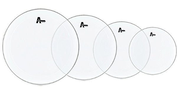 Kit Attack Tone Ridge2 Clear – 8", 10", 12" e 14" – Filme Duplo Clear