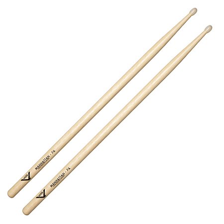Baqueta Vater Manhattan 7A Nylon Nylon Tip - Hickory