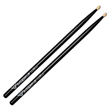 Baqueta Vater Eternal Black Los Angeles 5A Wood Tip - Hickory