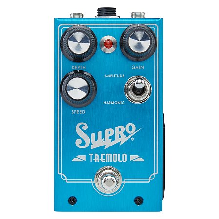 Pedal Tremolo Supro – Pedal Analógico de Tremolo com Saturação