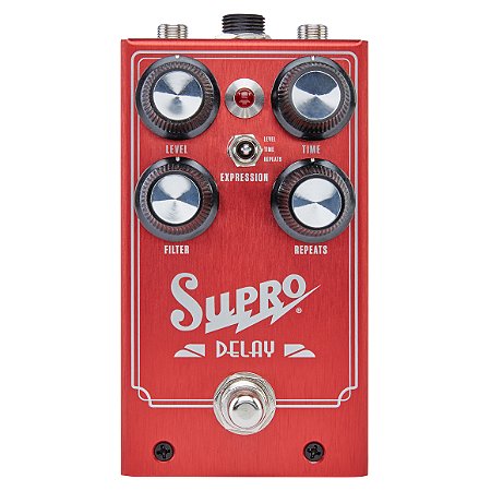 Pedal Supro Delay – Pedal de Delay Analógico com Alta Qualidade de Áudio