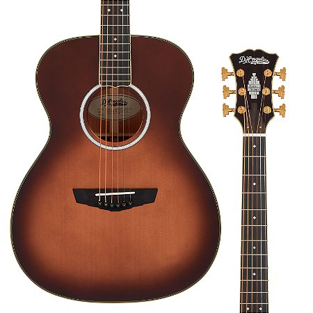 EM BREVE: Violão D'Angelico Excel Tammany, All-Solid - Autumn Burst, Eletroacústico