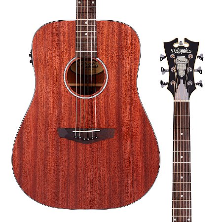 Violão D'Angelico Premier Lexington LS - Natural, Eletroacústico