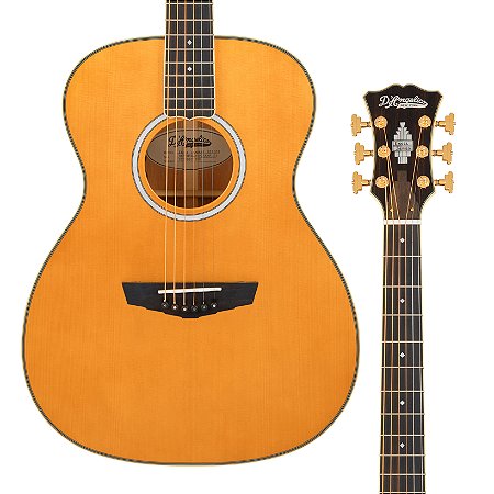 EM BREVE: Violão D'Angelico Excel Tammany, All-Solid - Vintage Natural, Eletroacústico