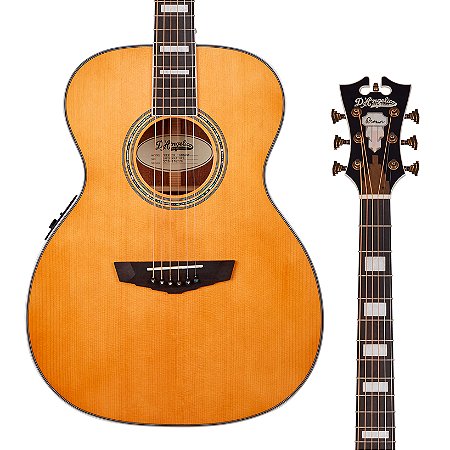 EM BREVE: Violão D'Angelico Premier Tammany - Vintage Natural, Eletroacústico