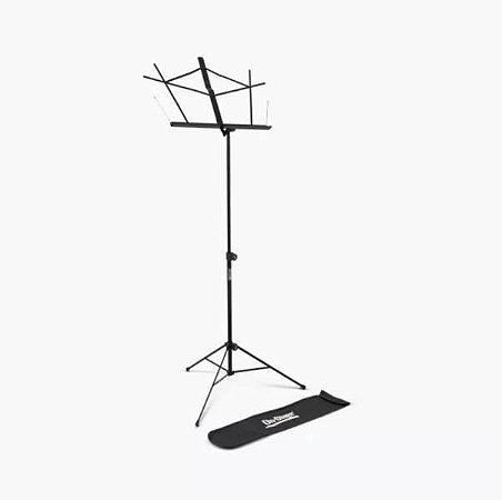 Estante Para Partitura Preta Com Bag On-Stage SM7122BB