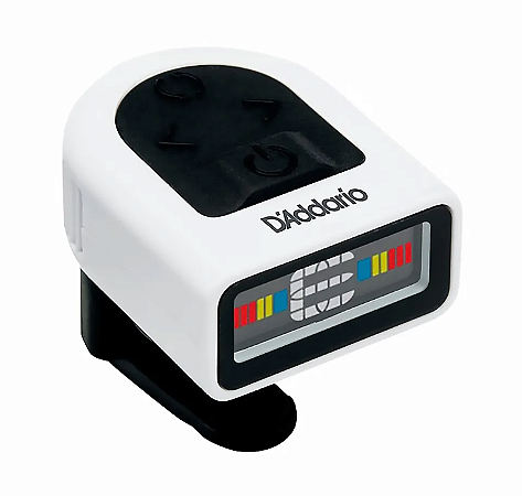 Afinador Cromático D'Addario Micro Headstock - Branco