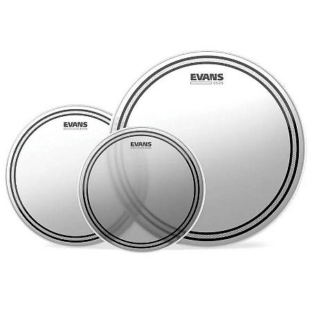 Pele EVANS EC2S Frosted Tom Drumhead – Rock Tom Pack (10", 12", 16")