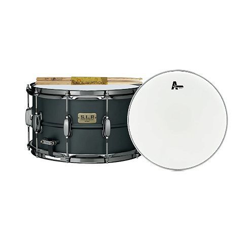 Caixa Tama S.L.P 14x8 Big Black Steel + Brindes