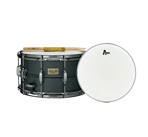 Caixa Tama S.L.P 14x8 Big Black Steel + Brindes