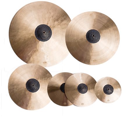 Kit de Pratos Wuhan KOI - Ride 22", Crash 19", Crash 18", Hi Hat 15", Splash 10" - OUTLET