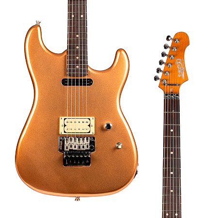 Guitarra Jet JS-700 Copper HS – Basswood, Braço Roasted Maple, Ponte Wilkinson