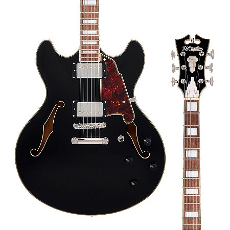 EM BREVE: Guitarra D’Angelico Premier DC Solid Black – Semi-hollow
