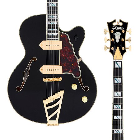 EM BREVE: Guitarra D’Angelico Excel 59 Hollowbody - Solid Black