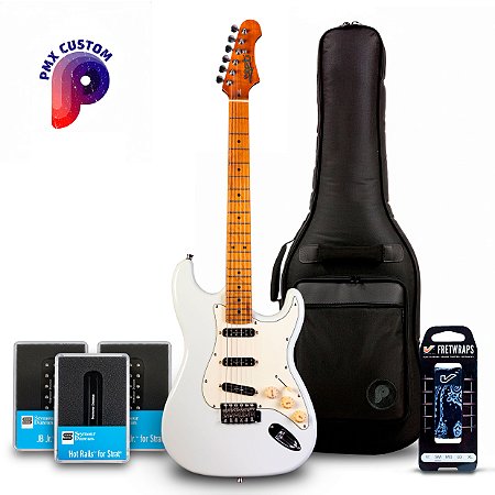 Guitarra Jet JS-300 OW PMX CUSTOM – C/ Seymour Duncan Hot Rails + JB Jr. + Bag + FretWrap Gruv Gear