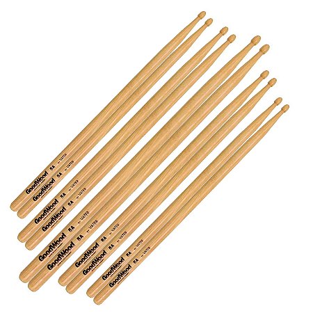 Kit c/ 5 pares - Baqueta Vater Goodwood 5A