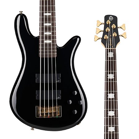 Contrabaixo Spector Icon NS-5 Bolt-On Black Gloss