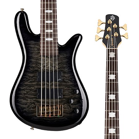 Contrabaixo Spector Icon NS-5 Bolt-On Black Stain Gloss